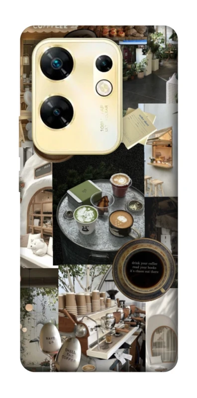 Чохол на Infinix Zero 30 4G Coffee collage ver.4 фото 1 з 1