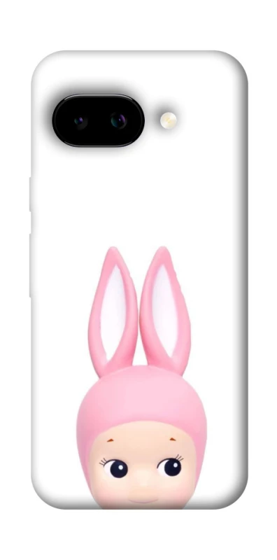 Чехол на Google Pixel 9a Minimal Bunny Peek фото 1 из 1