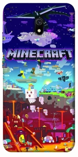 Чехол на Xiaomi Redmi 8a Minecraft world фото 1 из 1