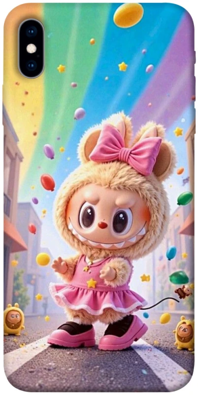 Чехол на Apple iPhone X (5.8") Labubu rainbow фото 1 из 1