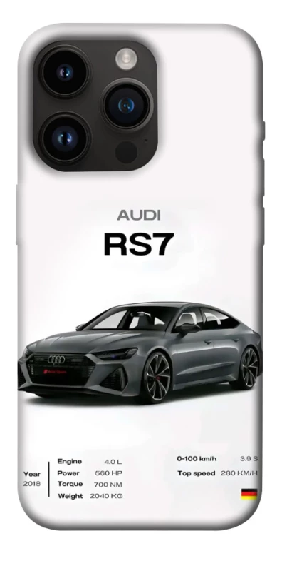 Чехол на Apple iPhone 14 Pro (6.1") Audi RS7 фото 1 из 1