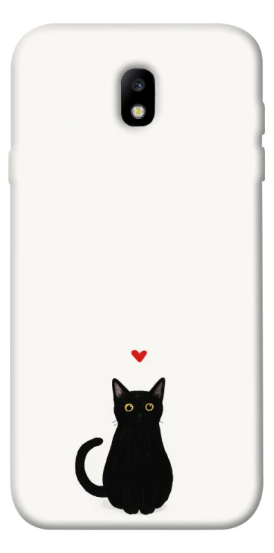 Чохол на Samsung J730 Galaxy J7 (2017) cat in love фото 1 Чохол на Samsung J730 Galaxy J7 (2017) cat in love фото 1 з 1