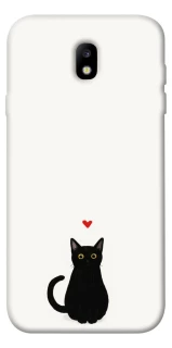 Чохол на Samsung J730 Galaxy J7 (2017) cat in love фото 1 Чохол на Samsung J730 Galaxy J7 (2017) cat in love фото 1 з 1