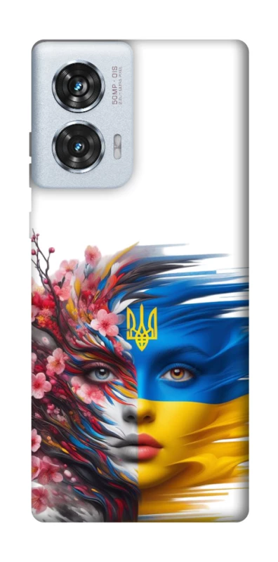 Чохол на Motorola Edge 50 Fusion Flowering Ukraine фото 1 з 1