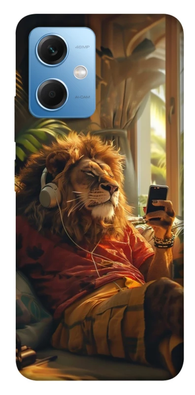 Чехол на Xiaomi Redmi Note 12 5G Лев v2 фото 1 из 1