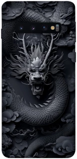 Чехол на Samsung Galaxy S10 black dragon фото 1 из 1