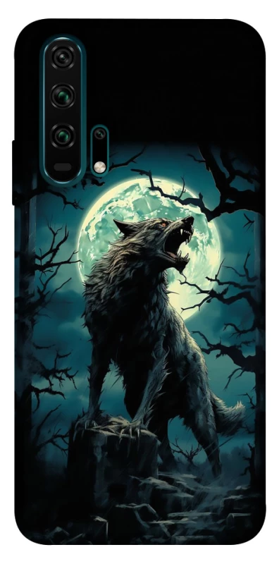 Чохол на Huawei Honor 20 Pro Вовк під місяцем фото 1 з 1