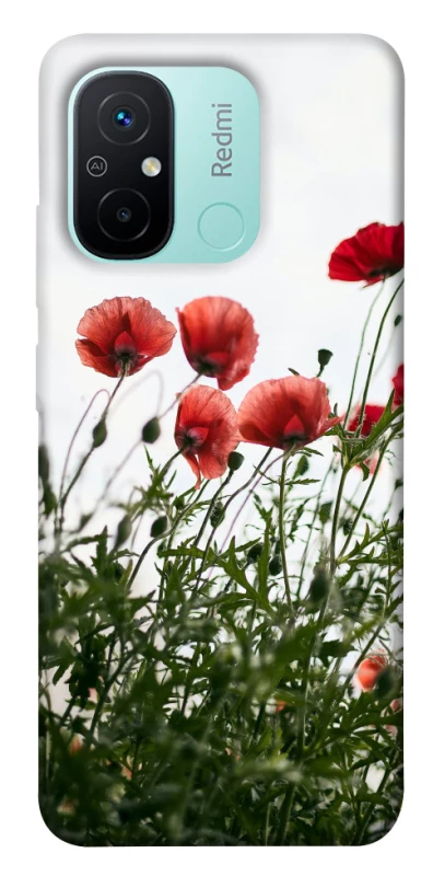 Чехол на Xiaomi Redmi 12C / Poco C55 Поле маков фото 1 из 1