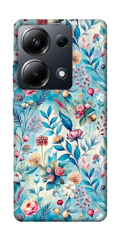 Чохол на Xiaomi Poco M6 Pro 4G Floral design ver.5 фото 1 з 1