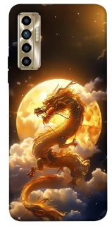 Чехол на TECNO Camon 17P Golden Dragon фото 1 из 1