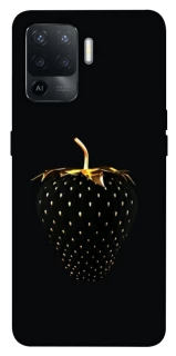 Чохол на Oppo Reno 5 Lite Чорна полуниця фото 1 з 1