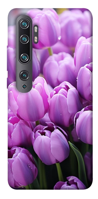 Чохол на Xiaomi Mi Note 10 / Note 10 Pro / Mi CC9 Pro Фіолетові тюльпани фото 1 з 1