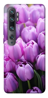 Чехол на Xiaomi Mi Note 10 / Note 10 Pro / Mi CC9 Pro Фиолетовые тюльпаны фото 1 из 1