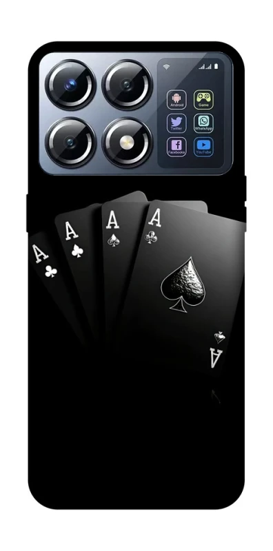 Чехол на Xiaomi POCO X8 Pro Black Cards фото 1 из 1