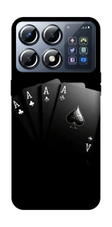 Чехол на Xiaomi POCO X8 Pro Black Cards фото 1 из 1