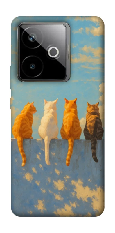 Чехол на Realme GT 7T cats on wall фото 1 Чехол на Realme GT 7T cats on wall фото 1 из 1