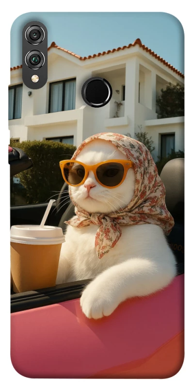Чохол на Huawei Honor 8X Stylish Cat Cruise фото 1 з 1
