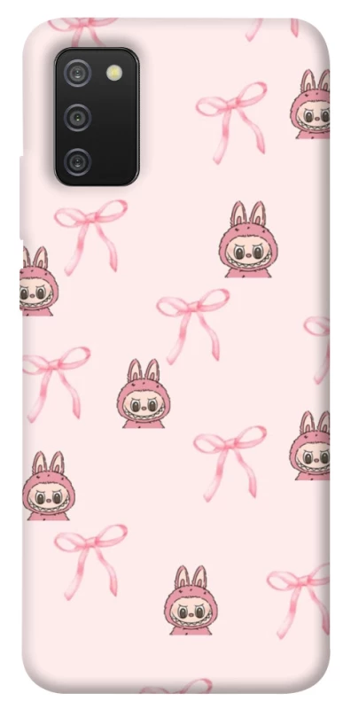 Чохол на Samsung Galaxy A02s Pink bows and Labubus фото 1 з 1
