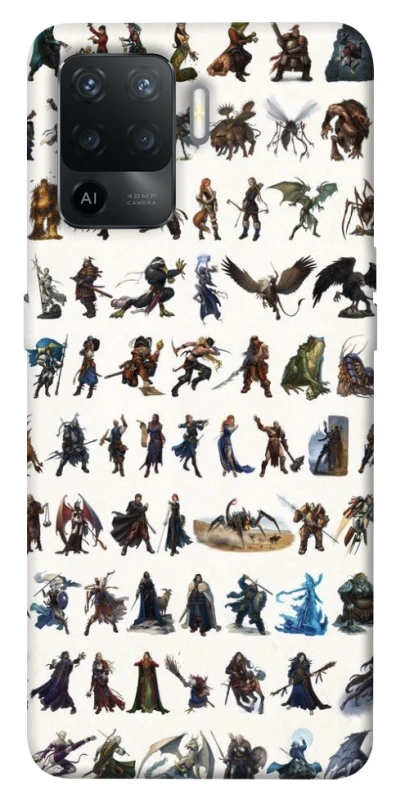 Чохол на Oppo Reno 5 Lite Character Selection фото 1 з 1