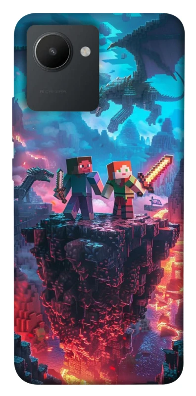 Чохол на Realme C30 Minecraft v3 фото 1 з 1