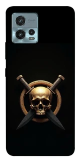 Чохол на Motorola Moto G72 Golden Skull фото 1 з 1