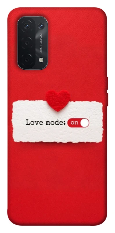 Чехол на Oppo A54 5G / A74 5G Love Mode ON фото 1 из 1