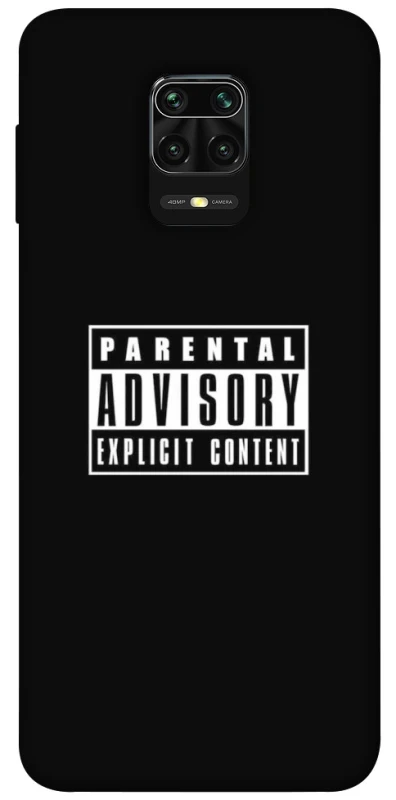 Чохол на Xiaomi Redmi Note 9s / Note 9 Pro / Note 9 Pro Max Parental Advisory Label фото 1 з 1