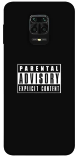 Чехол на Xiaomi Redmi Note 9s / Note 9 Pro / Note 9 Pro Max Parental Advisory Label фото 1 из 1
