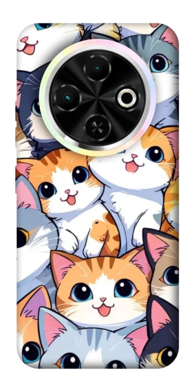 Чохол на TECNO Spark 30C Cute Cat v2 фото 1 з 1