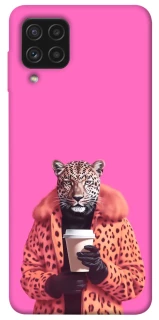 Чехол на Samsung Galaxy A22 4G Леопард с кофе фото 1 из 1