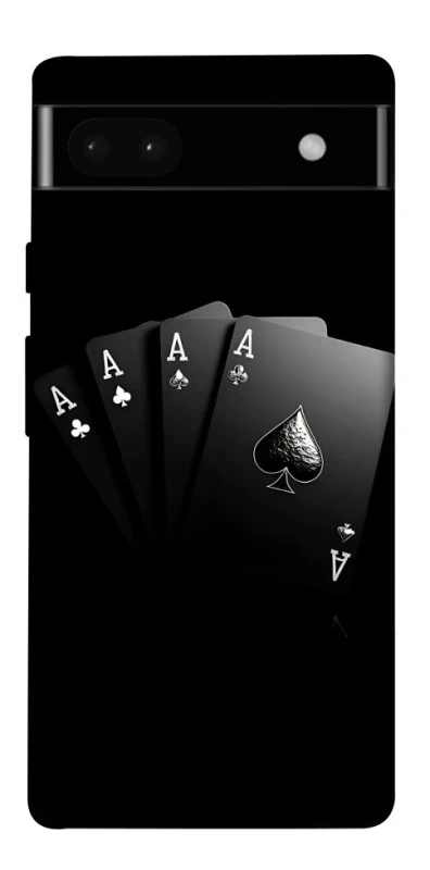 Чехол на Google Pixel 6a Black Cards фото 1 из 1