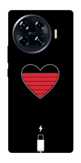 Чохол на TECNO Spark 20 Pro+ Charge your heart фото 1 з 1