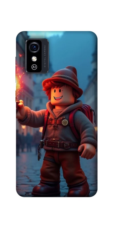 Чохол на ZTE Blade L9 Roblox Fire Logo Blue Flames фото 1 з 1