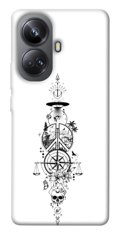Чехол на Realme 10 Pro+ Tattoo ver.7 фото 1 из 1