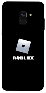 Чехол на Samsung A530 Galaxy A8 (2018) Roblox logo black фото 1 из 1
