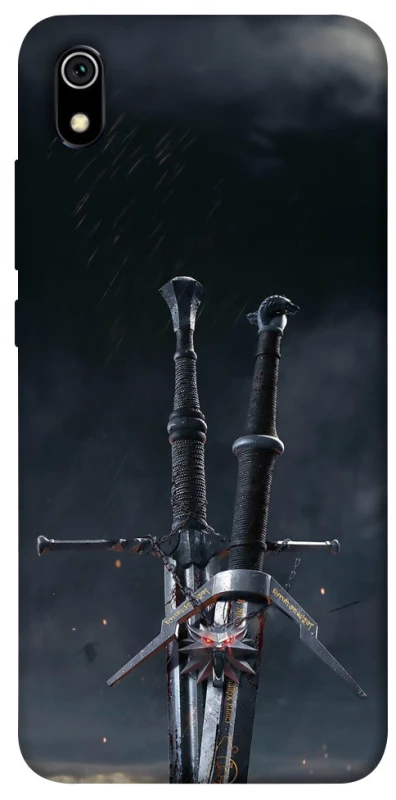 Чехол на Xiaomi Redmi 7A Мечи Ведьмака фото 1 из 1