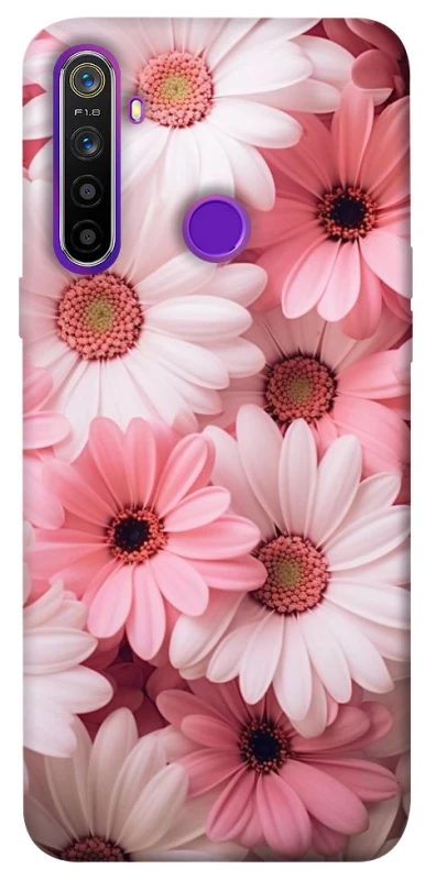 Чехол на Realme 5 Розовые цветы v2 фото 1 из 1