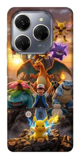 Чехол на TECNO Spark 20 Pro Pokemon фото 1 из 1