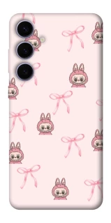 Чехол на Samsung Galaxy S25+ Pink bows and Labubus фото 1 из 1