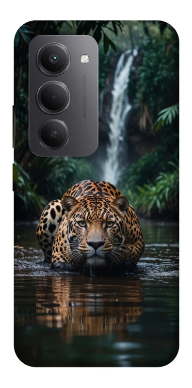 Чехол на Xiaomi Redmi 15 (Global) Leopard in water фото 1 из 1