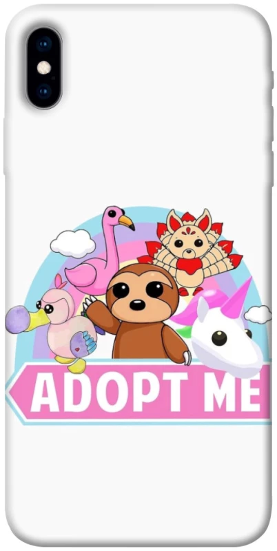 Чохол на Apple iPhone X (5.8") Adopt Me Pets Logo фото 1 з 1