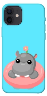 Чехол на Apple iPhone 12 (6.1") Adopt Me Hippo Floatie фото 1 из 1