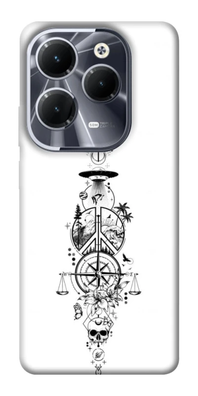 Чехол на Infinix Hot 40 Pro Tattoo ver.7 фото 1 из 1
