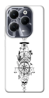 Чехол на Infinix Hot 40 Pro Tattoo ver.7 фото 1 из 1