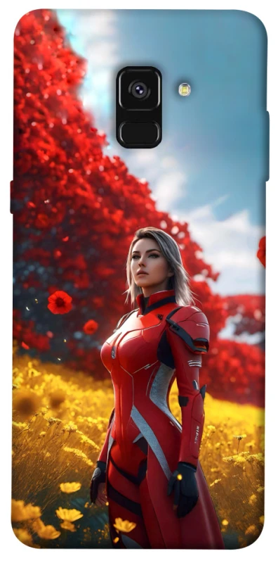 Чохол на Samsung A530 Galaxy A8 (2018) Cyber space girl ver.5 фото 1 з 1