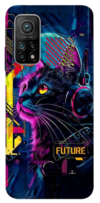 Чохол на Xiaomi Mi 10T Cyber Cat v2 фото 1 з 1