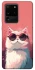 Чехол на Samsung Galaxy S20 Ultra Сat with glasses фото 1 из 1