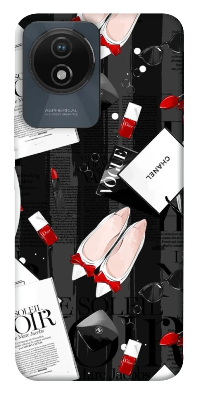 Чехол на Vivo Y02 Fashion collage ver.4 фото 1 из 1