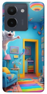 Чохол на Vivo Y36 crazy cat фото 1 з 1