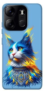 Чохол на Tecno Spark Go 2023 Кіт патріот фото 1 з 1